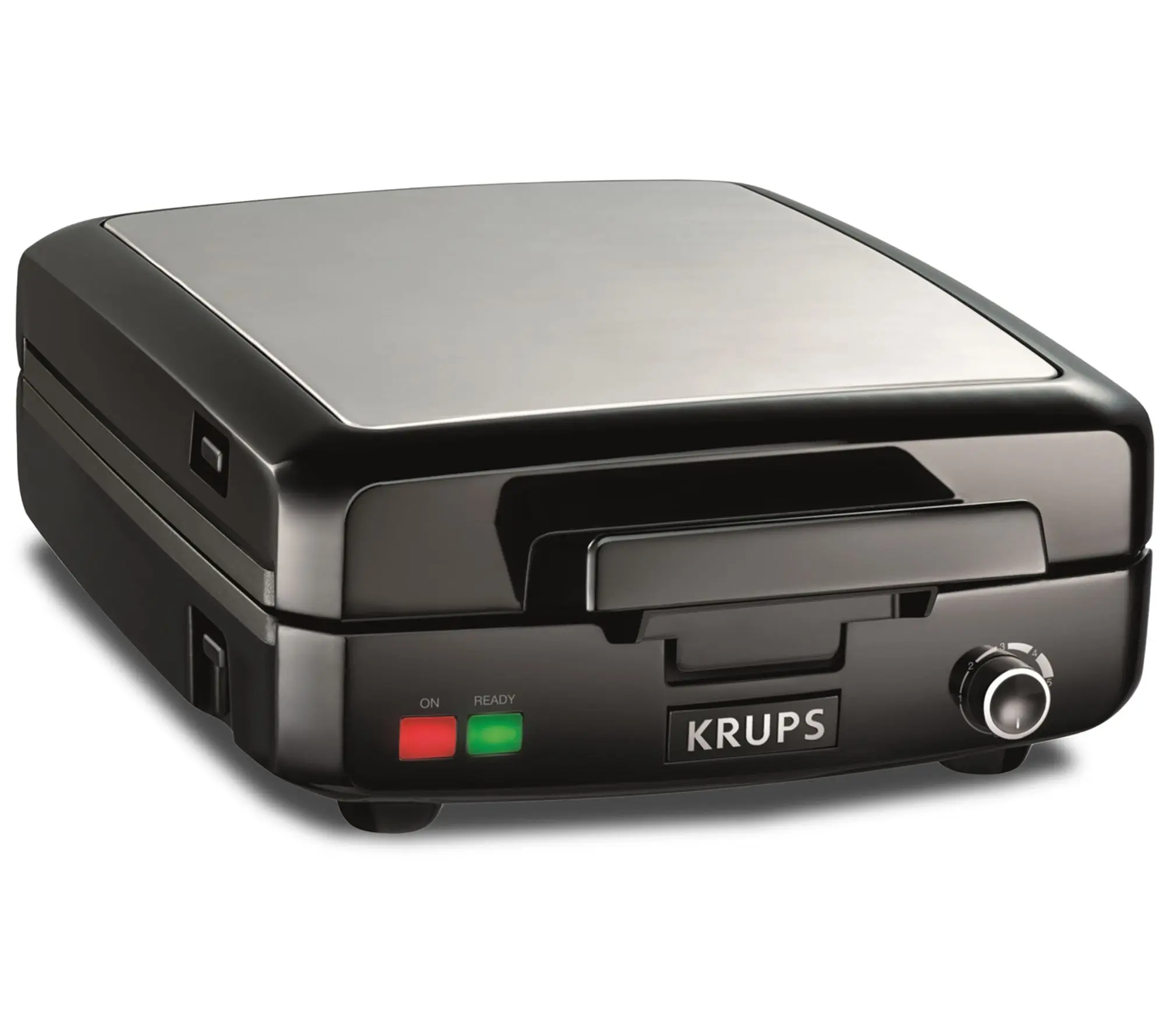 Krups 4-Slice Belgian Waffle Maker w/ Dishwasher-Safe Plates Krups 4-Slice Belgian Waffle Maker w/ Dishwasher-Safe Plates