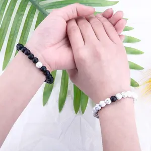 Best Friend & Couples Bracelets – Matching Yin Yang His & Her Jewelry, Friendship, Relationship, Boyfriend Girlfriend Valentines Gift