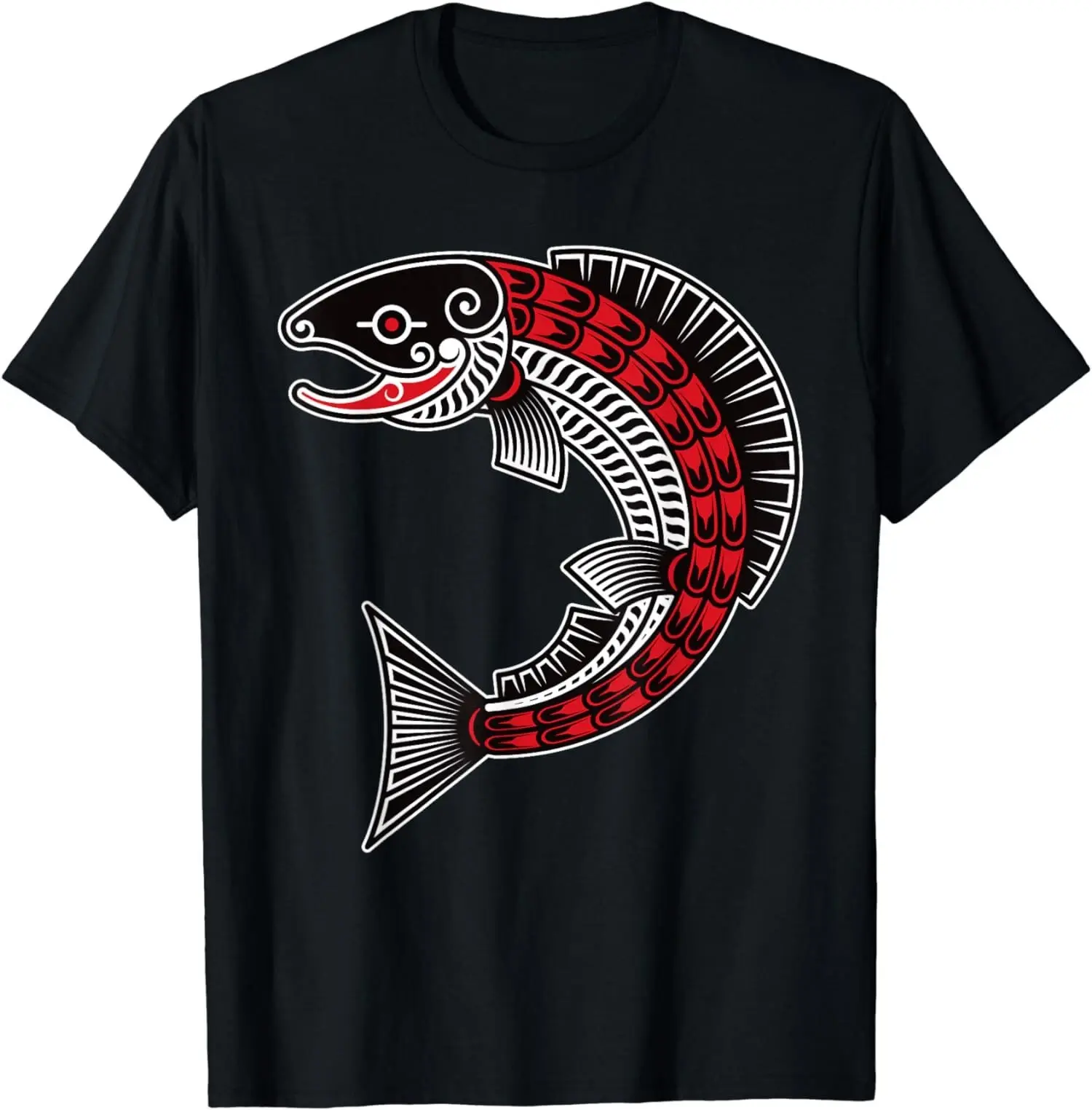 Haida Salmon American Indian Native America Indigenous T-Shirt
