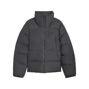 PUMA Mens Wardrobe Essentials Synthetic Puffer Jacket Athletic Outerwear Casual - Grey