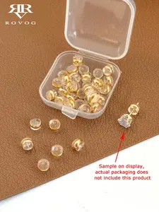 10pcs/box Silicone Anti-Lost Earplug Earrings Accessories, Secure Ear Plugs Backs, Fashion Daily Use, Durable & Comfortable Design
