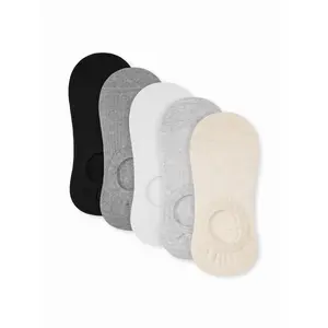 Cider 5 PAIRS KNITTED INVISIBLE SOCKS SET