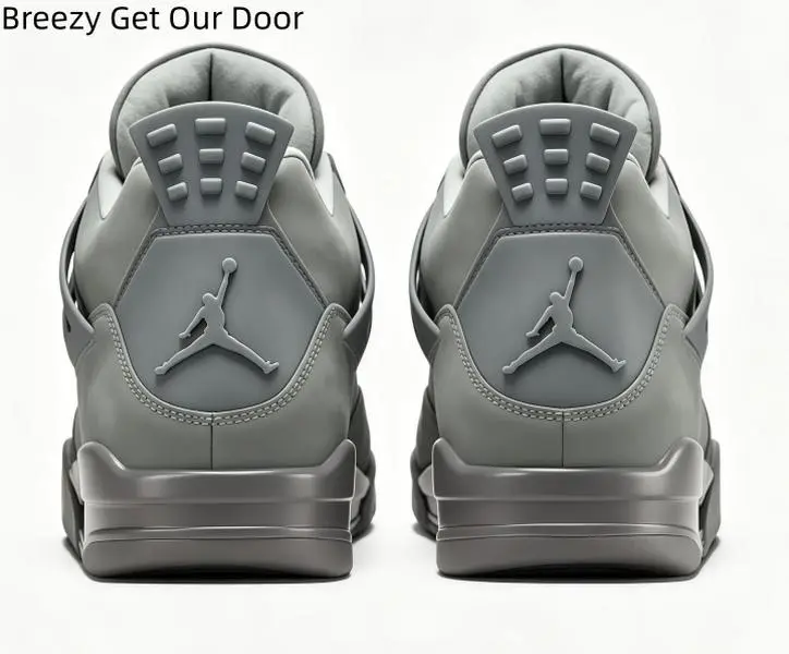 Unisex Mid Top Retro Sneakers Full Grey Monochrome Colorblock Leather Mesh Cushioned Anti-slip Rubber Sole Street Walking Trainers for Daily School Travel Sports All Season Matches Casual Pants Outfits
