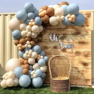 5ft Balloon baby shower balloon garland kit / baby shower neutral colored baby shower