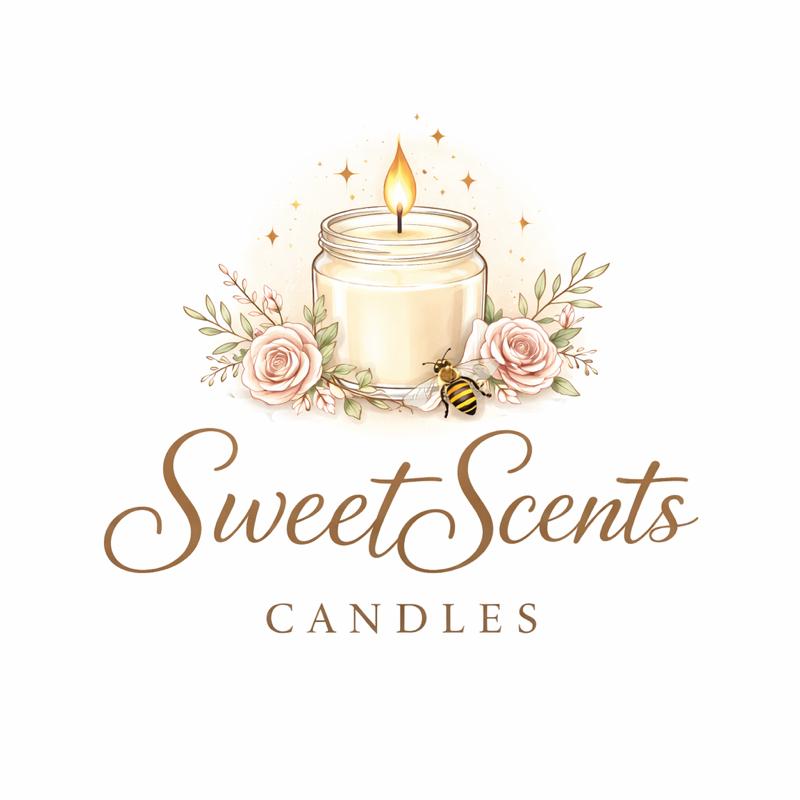 SweetScents Candles Sugar & Spice Stardust 10oz Soy Wax Candle Eco Friendly Pet Safe Fresh Baked Cookie & Pumpkin Spice Scent Home Decor Ornaments