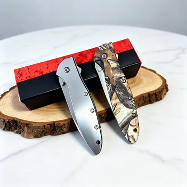 1660 High-Quality Durable Camouflage Folding Knife, 8cr13mov Blade, 420 Steel Handle, Outdoor Camping Multifunctional Tool