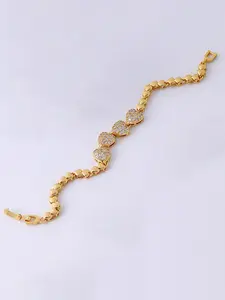Adjustable Women's Bracelet, Exquisite Bracelet, Adjustable Fit, Sparkling Claw Chain Design, Elegant Ethnic Pattern, Fall & Winter Fashion Accessory, Stackable Bracelets