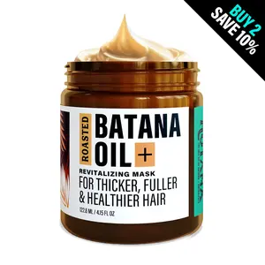 Hotana Roasted Batana Oil + Hair Mask - Natural Deep Conditioner for Stronger, Thicker Hair Growth and Nourishment