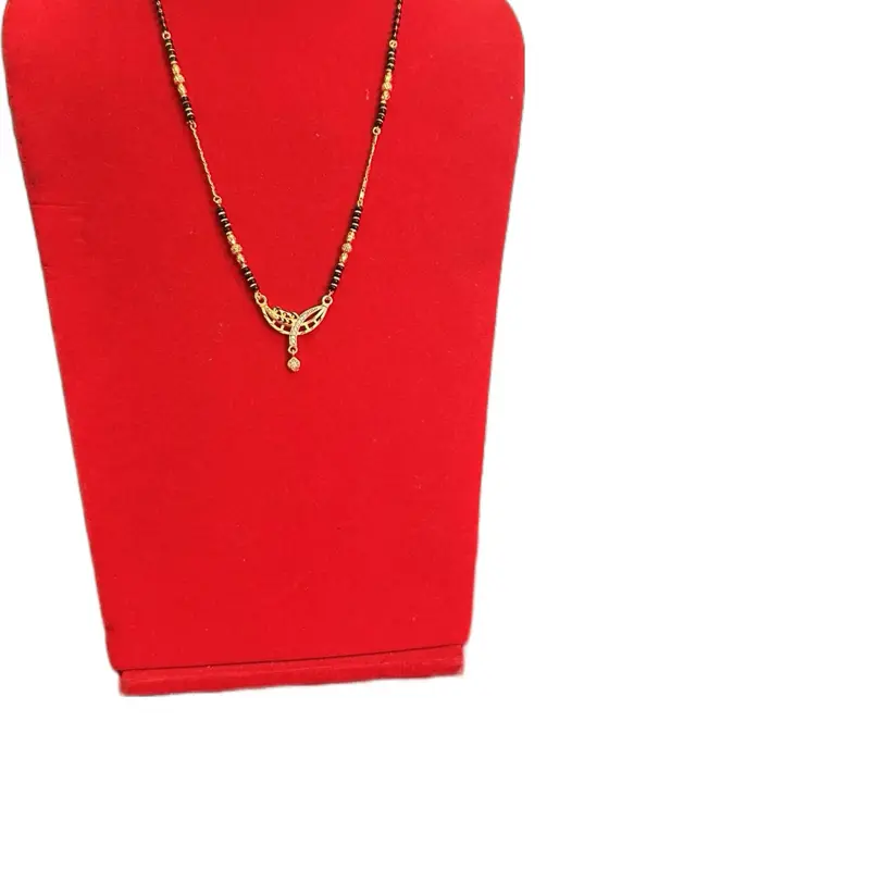 Women's Traditional Indian-Nepali Mangalsutra Necklace, Culturally-Inspired Ornate Bridal Fashion Costume Jewelry Accessory, Culturally-Inspired Necklaces, Ornate Traditional Necklaces