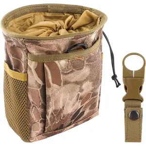 Drawstring Highend Rock Climbing Chalk Bag with a Carabiner Different Pockets for Climbing Bouldering, Gymnastics, Gym Pouch, Cross Fit and Lifting