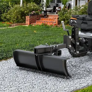 YITAMOTOR 42" ATV/UTV Scrape Blade Implement, Tow Behind Box Scraper 2" Inside Diameter Fits ATV/UTV Manual Implement Lift Scraping Debris Removal Versatile Surfaces Scraping Tasks Scraping Tasks