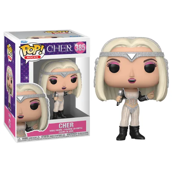 Funko Pop! Cher Farewell Tour, Rocks 385 Vinyl Figure in PopShield Protector