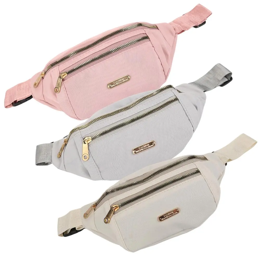 3Pack Waterproof Oxford Waist Fanny Pack Set for Men Women, Multiple Color Options, Adjustable Strap Multifunctional Belt Bag, Crossbody Sling Chest Pouch, Trendy Outdoor Storage Bag for Travel, Running, Workout and Daily Casual Use