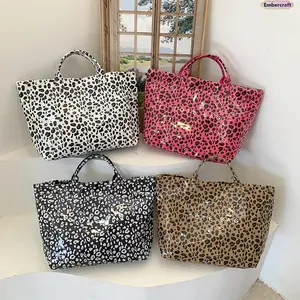 2026 Autumn Leopard Print Handbag for Women, Large Capacity Versatile Tote Bag, Stylish & Practical Shoulder Bag, Perfect for Travel, Work & Daily Use