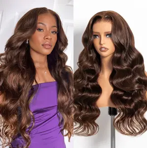 【Only live】Megalook Zero-Wear Truly Snap & Go HD Lace Wig Dark Brown 13x6 Glueless 100% Human Hair Wigs Seamless Fit All Skins