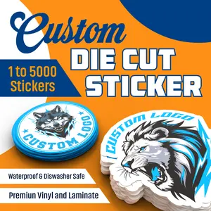 Custom Die Cut Vinyl Stickers: Personalized Waterproof Decals | Logo Stickers