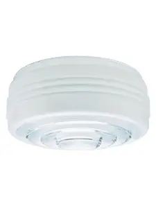 Westinghouse 8160900 10 x 11 in. White & Clear Glass Drum Shade