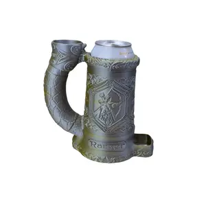 Ranger Dice Tower Can Cozy-Dungeons and Dragons Dice Tower with Built in Can Cozy Drinkware Mugs