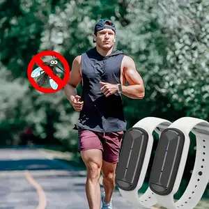 The Sound Wave Mosquito Repellent Wristband Has a Good Physical Mosquito Repellent Effect White