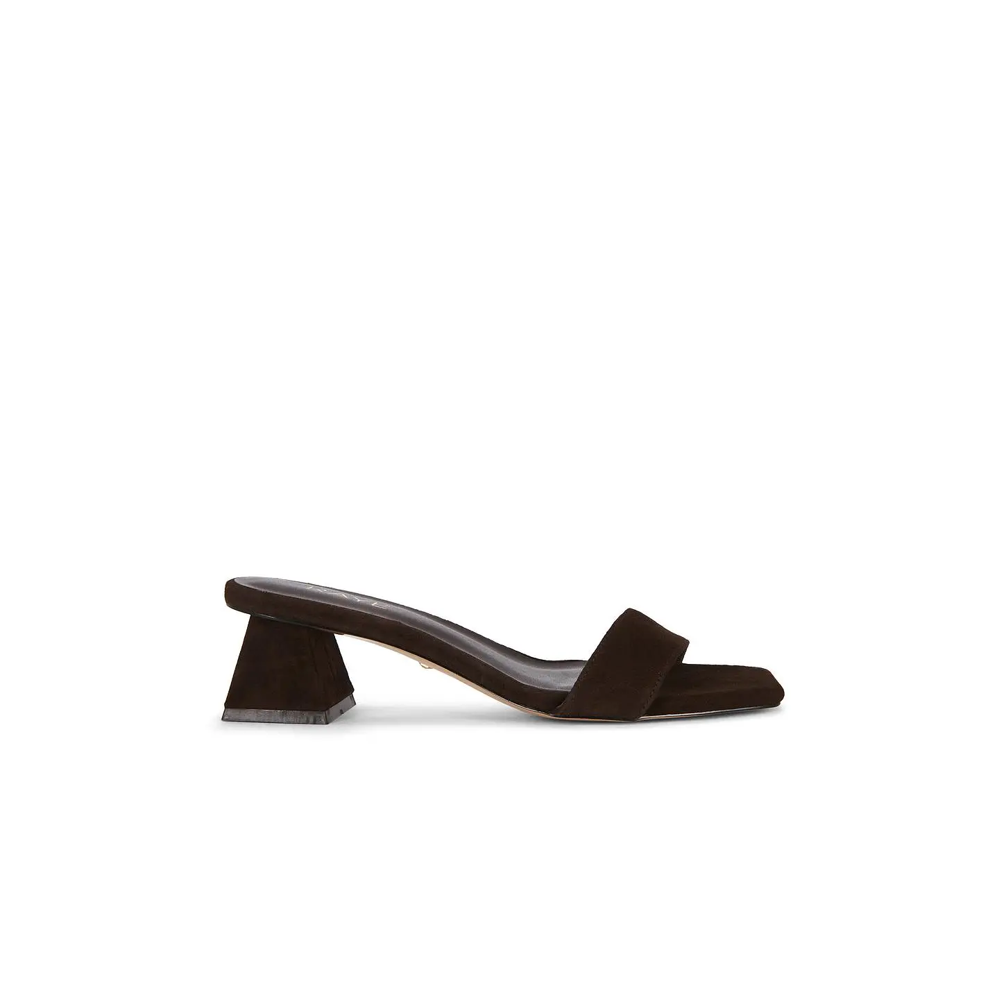 RAYE Julie Heel in Chocolate Brown Suede