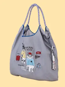 Cute Cat & Dog Travel Tote Bag | Large Capacity Shoulder Purse