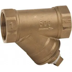 Value Collection High Pressure Forged Brass Y-Strainer - 1/2 in Pipe, Female NPT Ends, 600 psi WOG Rating, 150 psi WSP Rating, Model 9712000510JP, 1/2 Inch