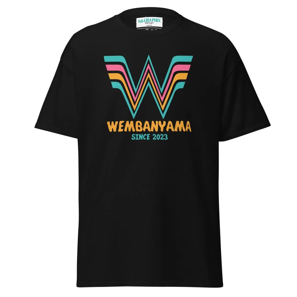 What-a-Wemby!San Antonio Fiesta Colors T-Shirt - Spurs Edition, Unisex Graphic Shirt, Comfortable Stretch, Moves with You, Classic Styles, Never Go Out of Fashion