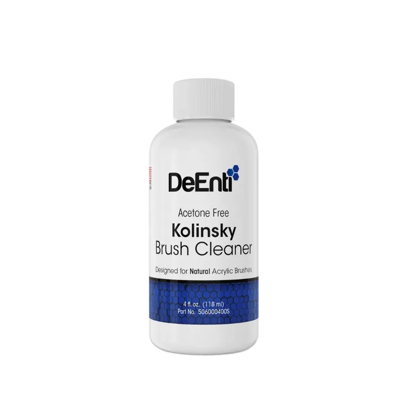 DeEnti Kolinsky Nail Brush Cleaner Acetone Free Quick-Drying Non-Toxic Odor-Free Preserves Bristle Integrity for Natural Acrylic Brushes