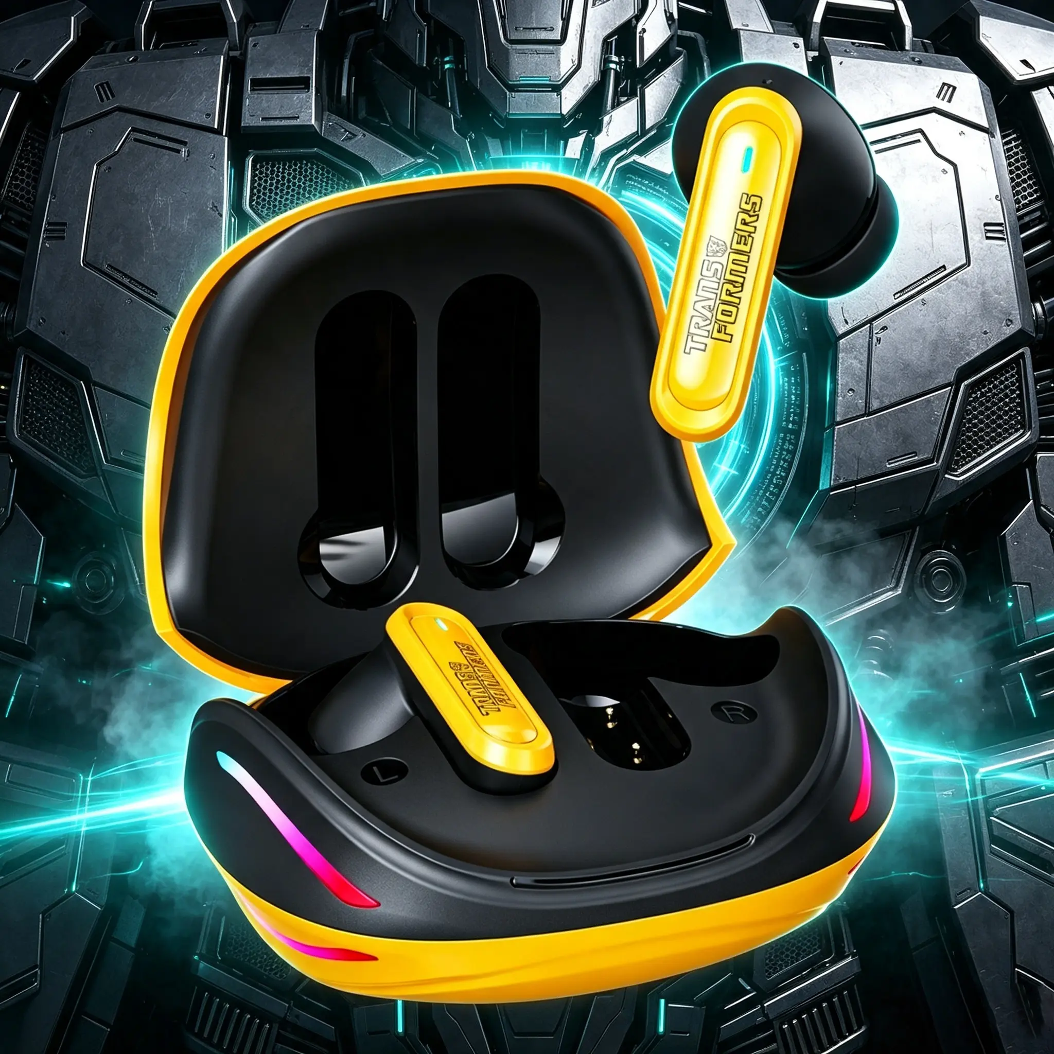 TRANSFORMERS TF-T10 Pro Wireless Earbuds, Bluetooth 6.0 In-Ear Headset with ENC, 13mm Drivers, Noise Cancellation, Secure Fit, Music/Gaming Modes for Clear Calls & Daily Commute bluetooth-compatible earphone