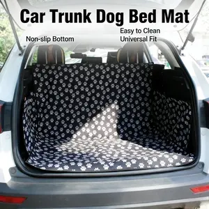 New Pet Cargo Cover for SUV Trunk, Heavy Duty Dog Car Seat Cover, Nonslip Backing & Sturdy Material, Protects Vehicle from Mud, Scratches & Fur, Universal Size for Most Cars, Trucks and SUVs