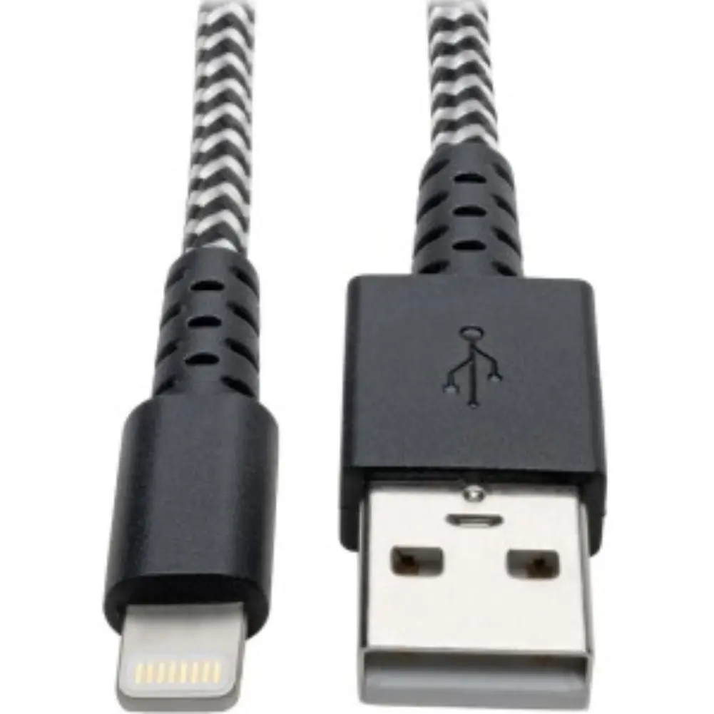 Tripp Lite Heavy-Duty USB Sync/Charge Cable with Lightning Connector, 3 ft