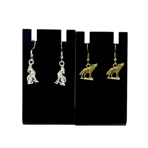 Detailed Wolf Earrings - 2 Variations in color - Unique unisex design