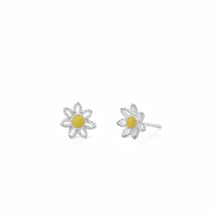 Golden Bloom Sunflower Studs