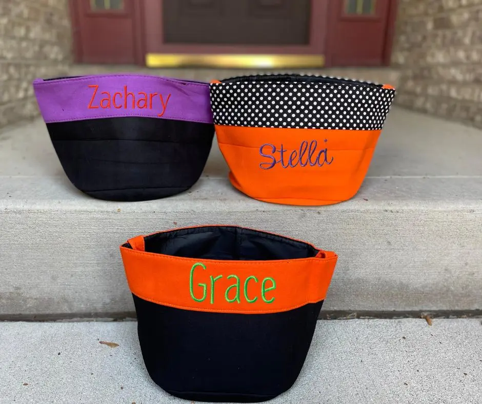 Personalized Halloween Bucket