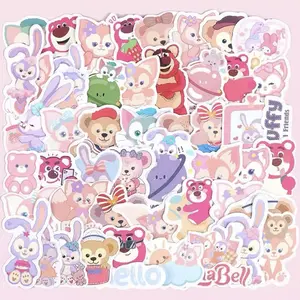 Disney Duffy and Friends 50pcs Stickers Creative Fun for Kids & Collectors Perfect for Journaling Scrapbooking & Everyday Items Endless Design Possibilities