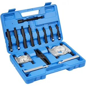14pcs Bearing Separator Puller Set, Heavy Duty 5 Ton Capacity 2" and 3" Bearings Splitters Puller Kit