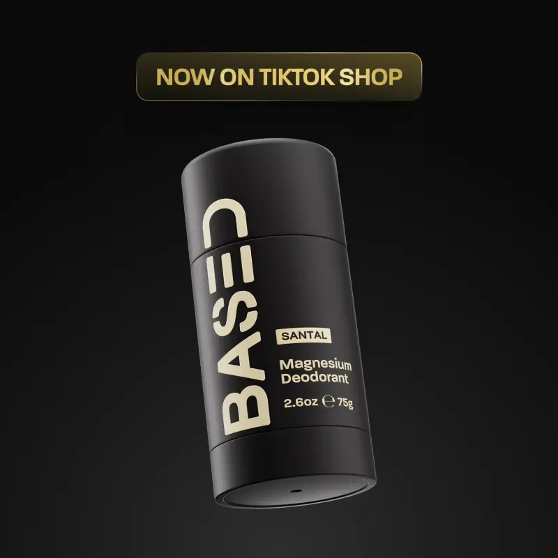 BASED High Performance Deodorant| Aluminum Free| All-Day Odor Protection| Simple, Effective, BASED.