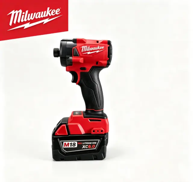 Milwaukee M18 18V 1/4-Inch Impact Driver, Cordless Power Tool for DIY & Professional Hardware Projects heavy-duty application 4-mode drive control battery high torque