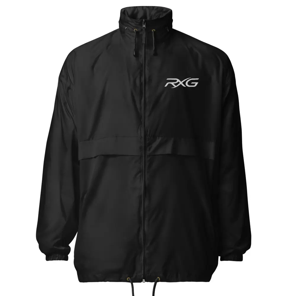 Men's Lightweight Windbreaker Jacket for Golf - Packable Polyamide Relaxed Fit Shell with Hood, Breathable, Water-Resistant & Zip-Front, Lightweight Protection, Oeko-Tex Certified