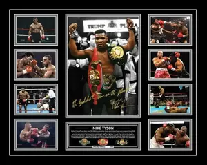 Mike Tyson WBA, WBC, IBF Champion Signed Limited Edition POSTER PRINT UNFRAMED Memorabilia
