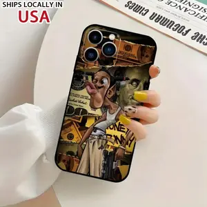 Cartoon Money Pattern Phone Case, Anti-drop Cellphone Protective Case, Total Protective Shockproof Mobile Phone Cover for iPhone 11 12 13 14 15 16 Pro Max