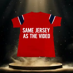 same jersey as the video ,9#football jersey of the team, paired with a comfortable round-neck sports top, is suitable for games, training and daily wear. It is suitable for both men and women. Soccer Tee Athletic Activewear