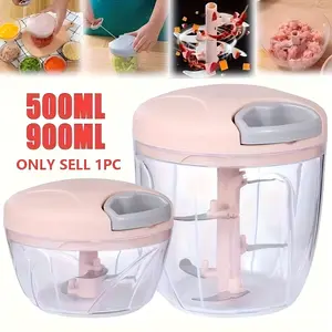 Manual Vegetable Chopper, Chicken Chopper, Ideal for Vegetables, Meat, Fruits, Nuts, Food Processor, Battery-Free, Kitchen Tool