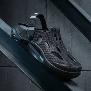 Men Summer Casual Clogs Thick Bottom Athletic Sandals Beach Slip On Shoes Outdoor Large Size Walking Slides For Men