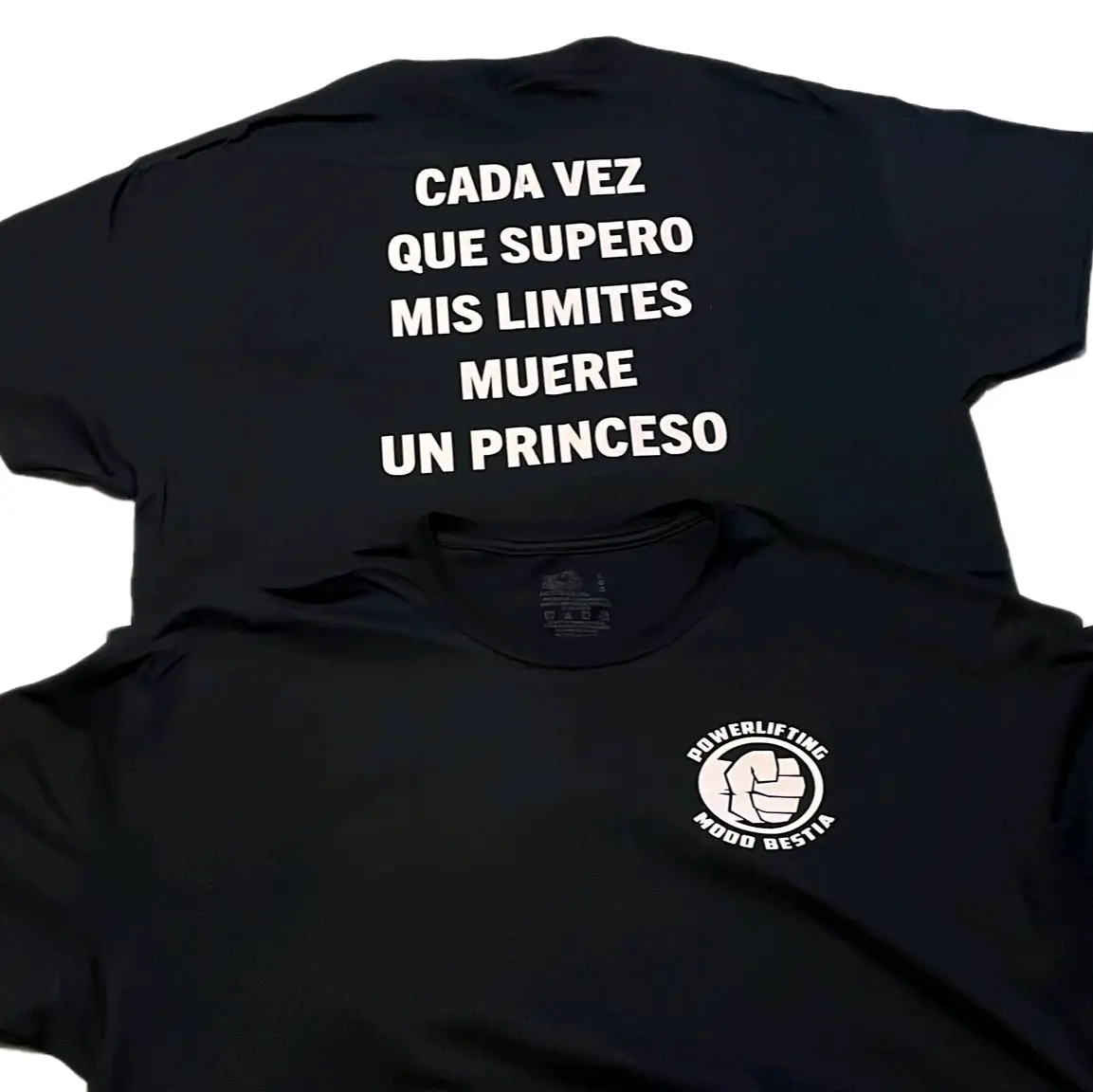 T-Shirt princeso Cotton Black