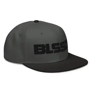 BLSSD - Urban Snapback Hat - Black on Grey