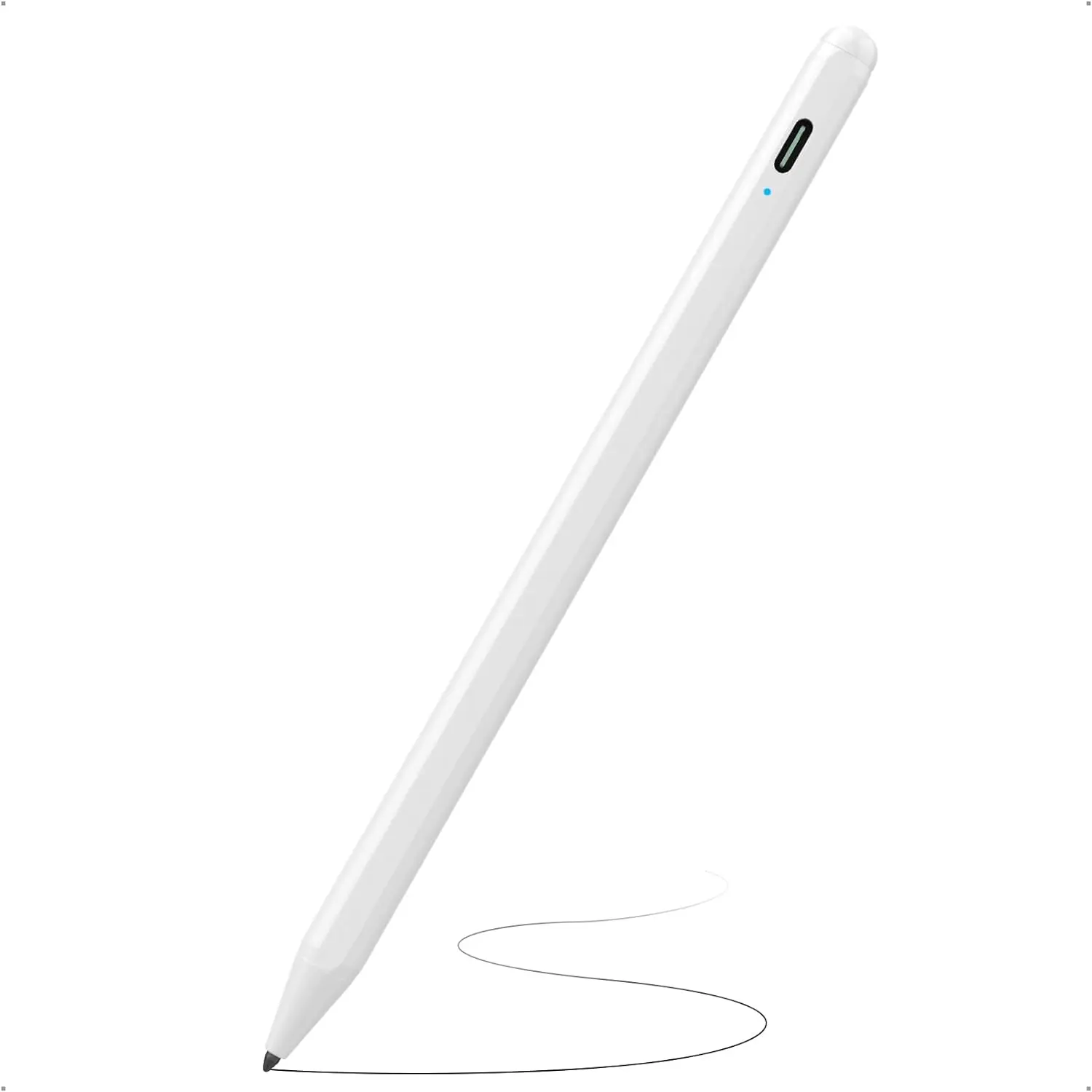 Stylus Pen for iPad (2018-2025) with Fast  & Palm Rejection, Pencil for  iPad 11th A16/10/9/8/7/6th, Pro 11"13"M4/12.9 inch, Air 11/13 inch M3 2025&M2 2024/5/4/3rd, Mini A17 Pro/6/5th