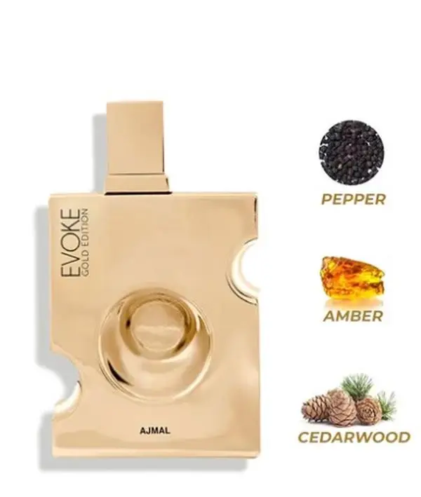 Evoke Gold Edition for Men by Ajmal Perfume + Free Vial