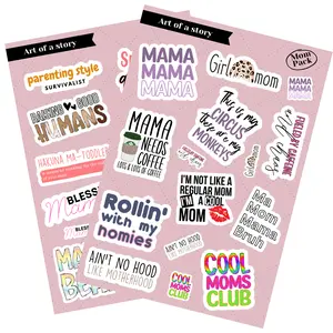 Sticker Sheet - Book Lover Edition, Laminated Stickers