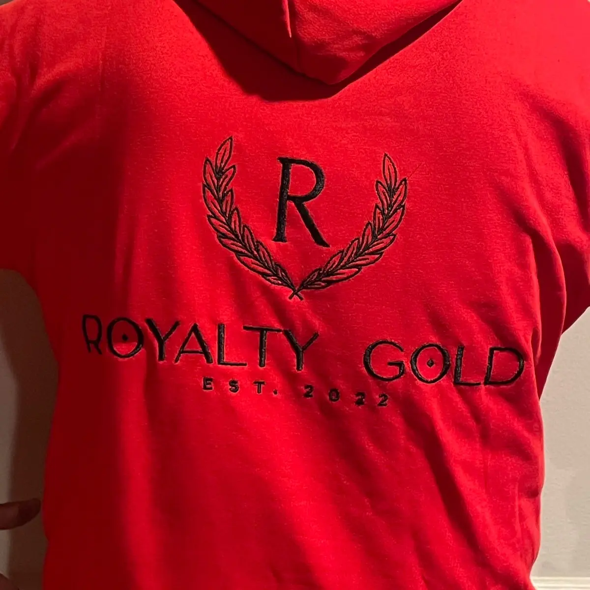 Royalty Gold silk hoodie